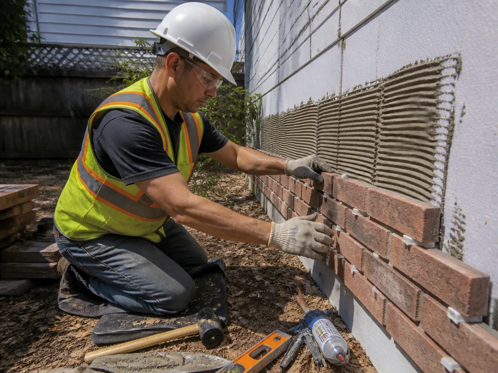 Brick Veneer Installation